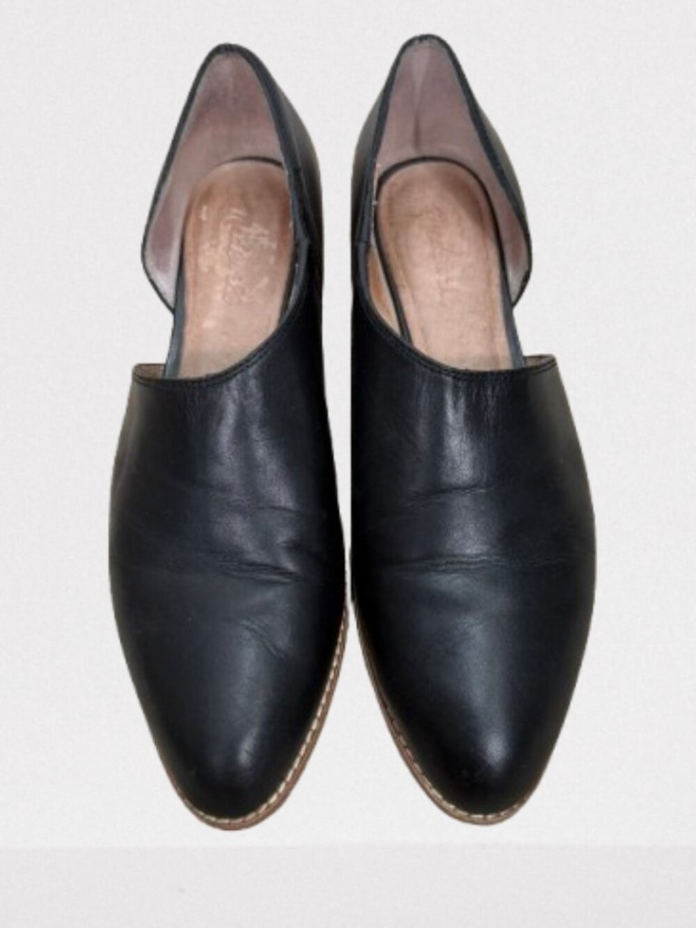 Madewell The Lucie Shoe in Leather Size 11 in Black